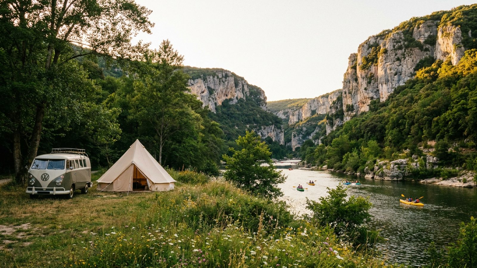 Camping in the Ardèche: complete guide (weather, best time to go & route)