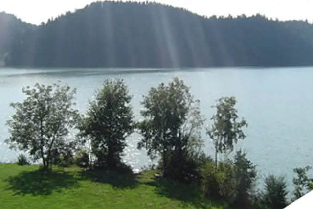 Stausee camping