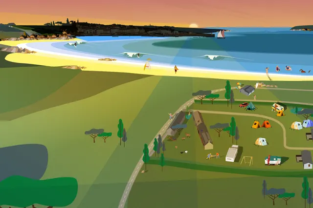 Camping de la ville d'Ys