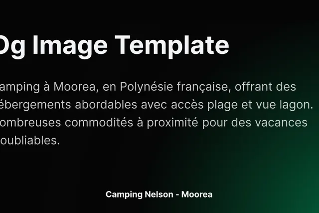 Camping Nelson