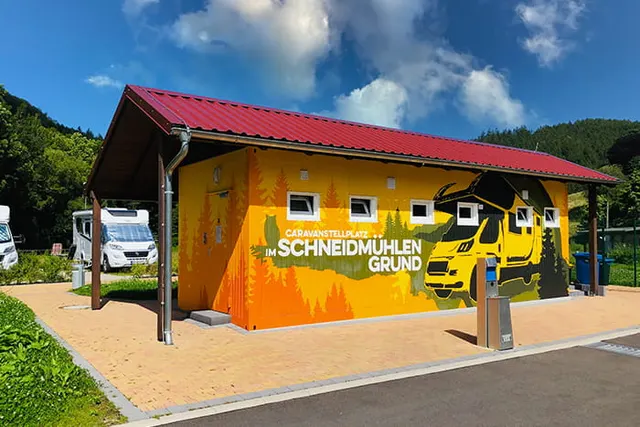 Reisemobilstellplatz im Schneidmühlengrund