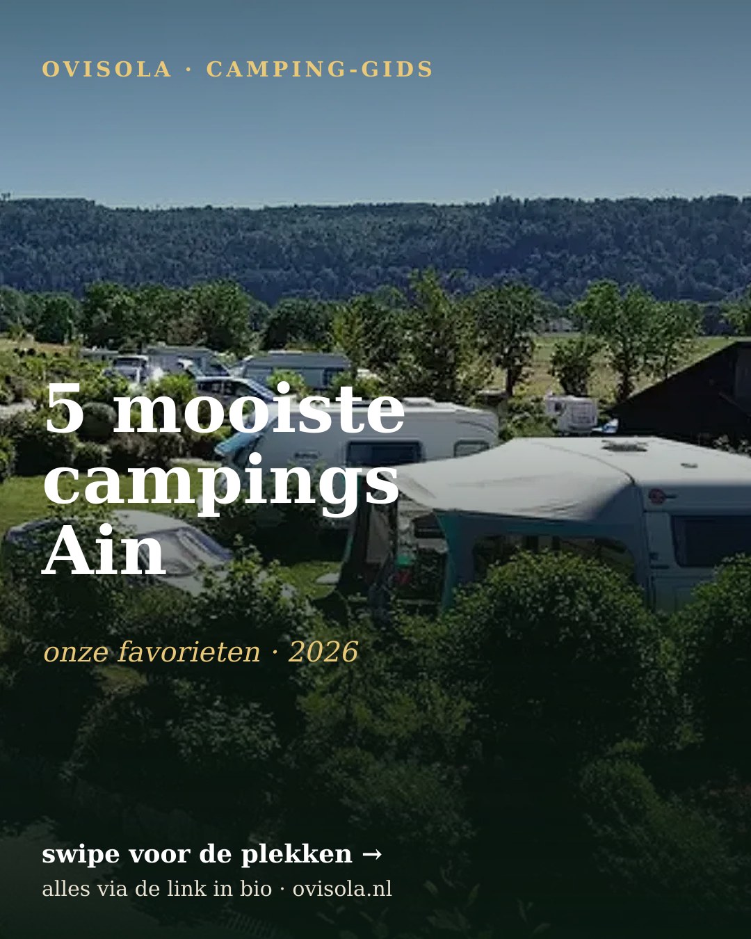 5 mooiste campings Ain