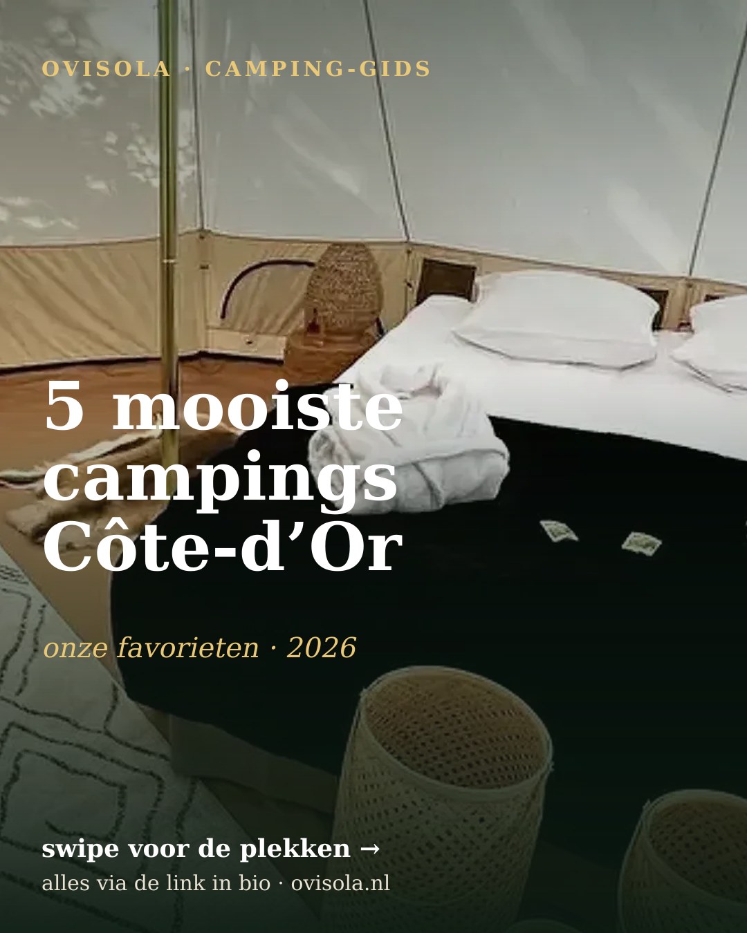 5 mooiste campings Côte-d’Or