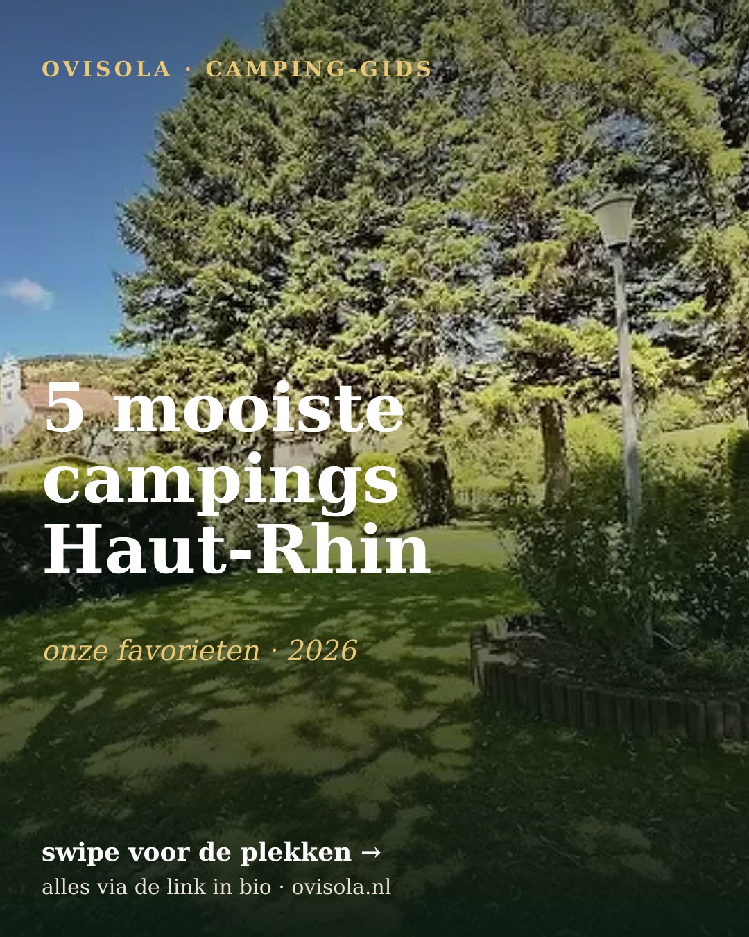 5 mooiste campings Haut-Rhin