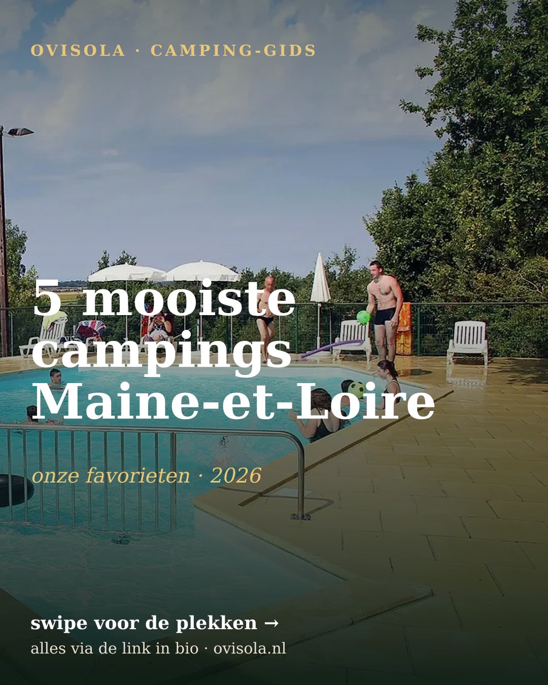 5 mooiste campings Maine-et-Loire