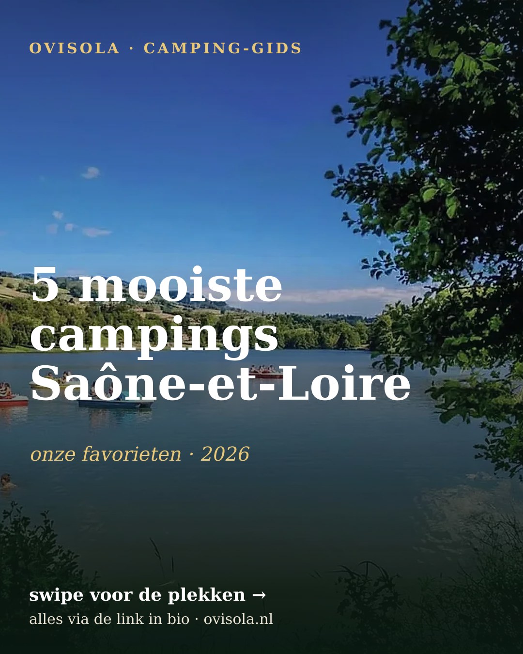 5 mooiste campings Saône-et-Loire