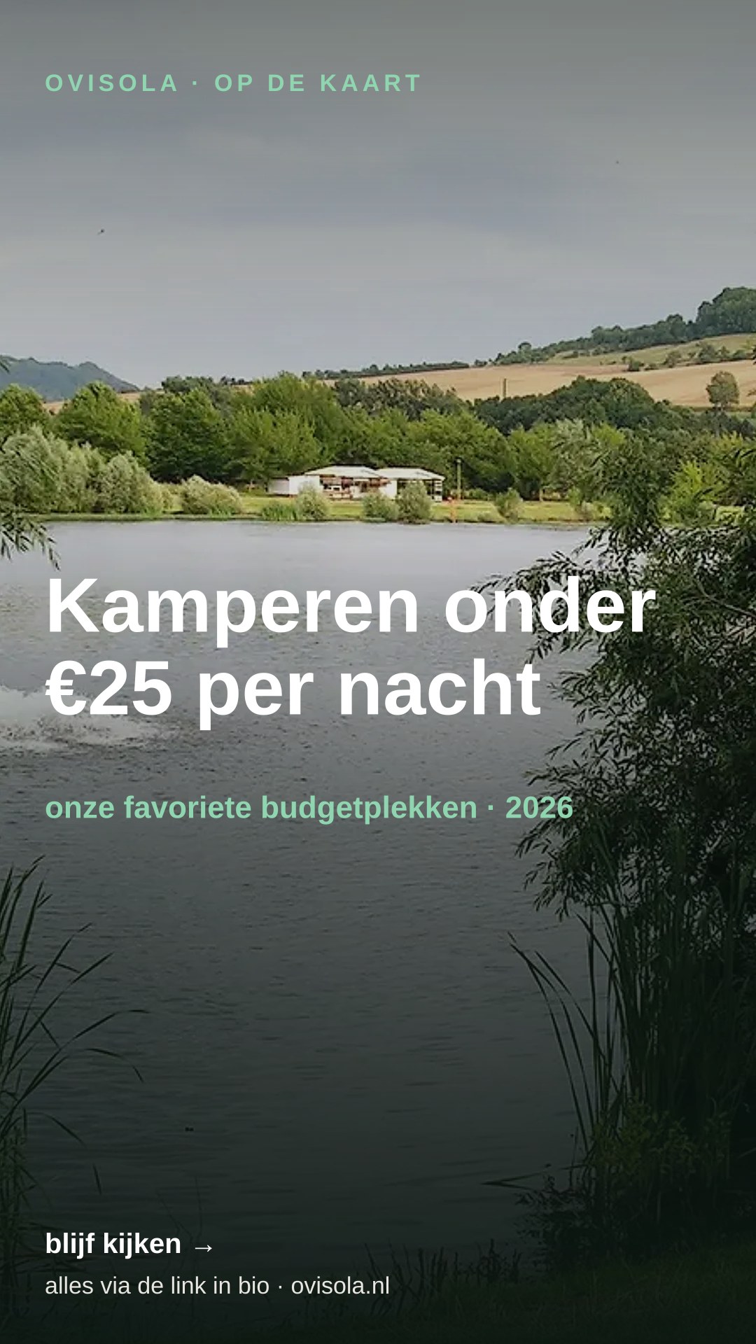 Kamperen onder €25 per nacht 💶