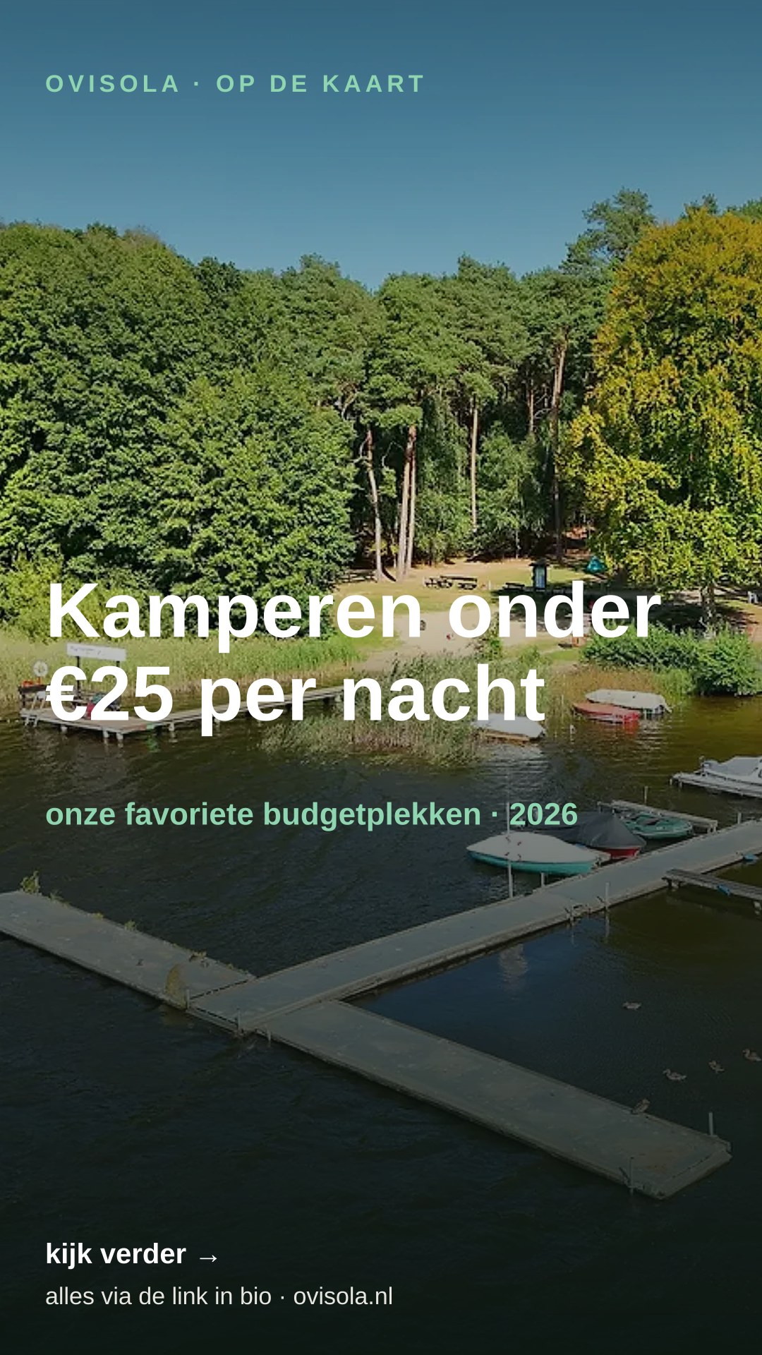 Kamperen onder €25 per nacht 💶