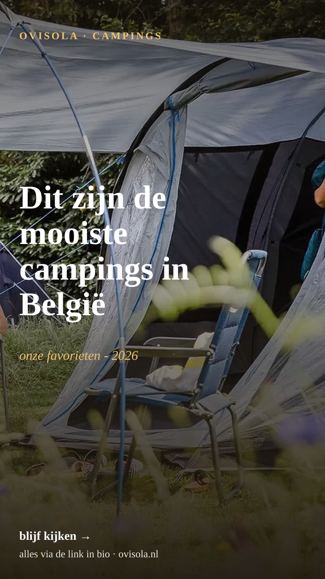 Dit zijn de mooiste campings in België