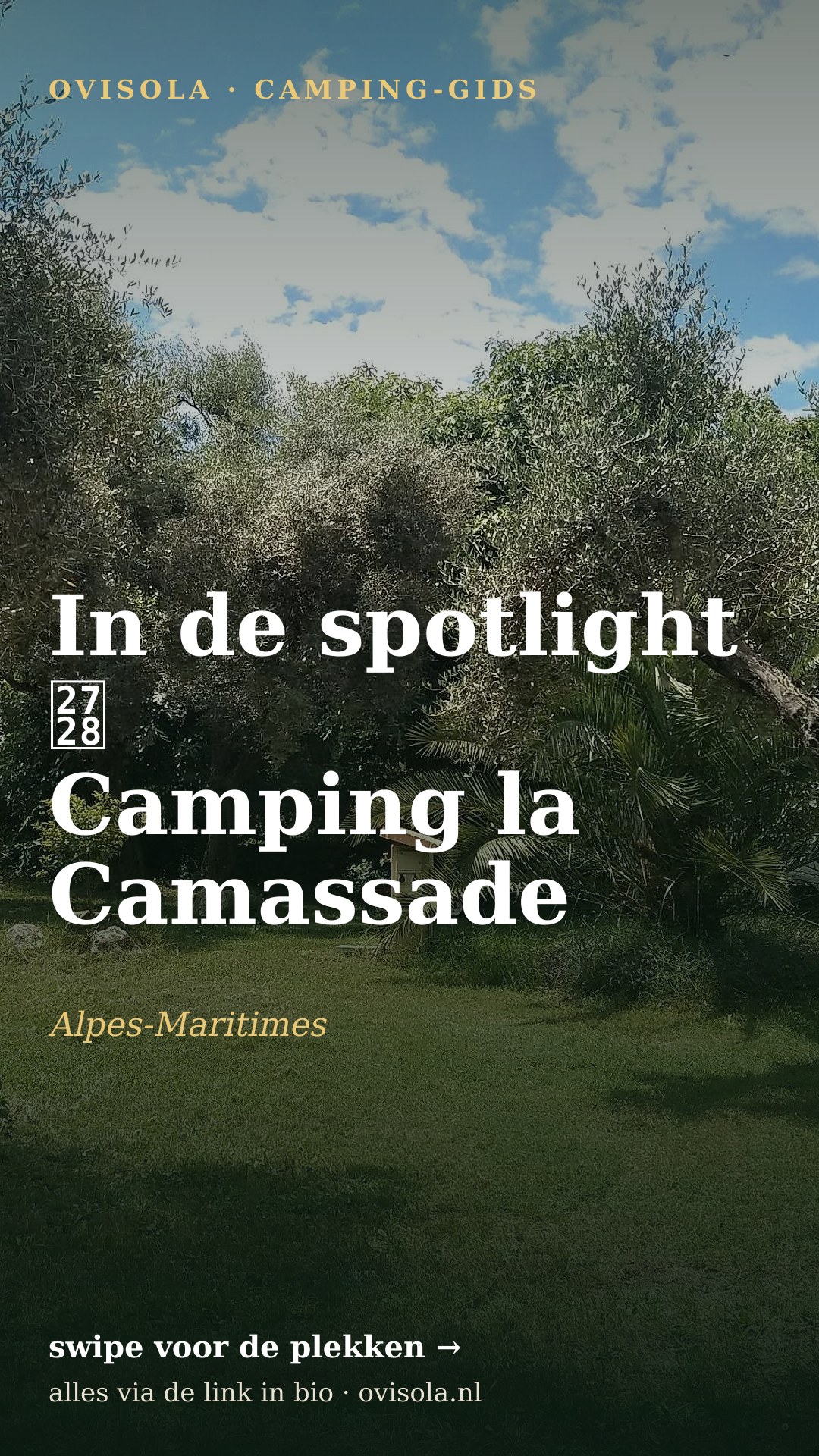 In de spotlight ✨ Camping la Camassade