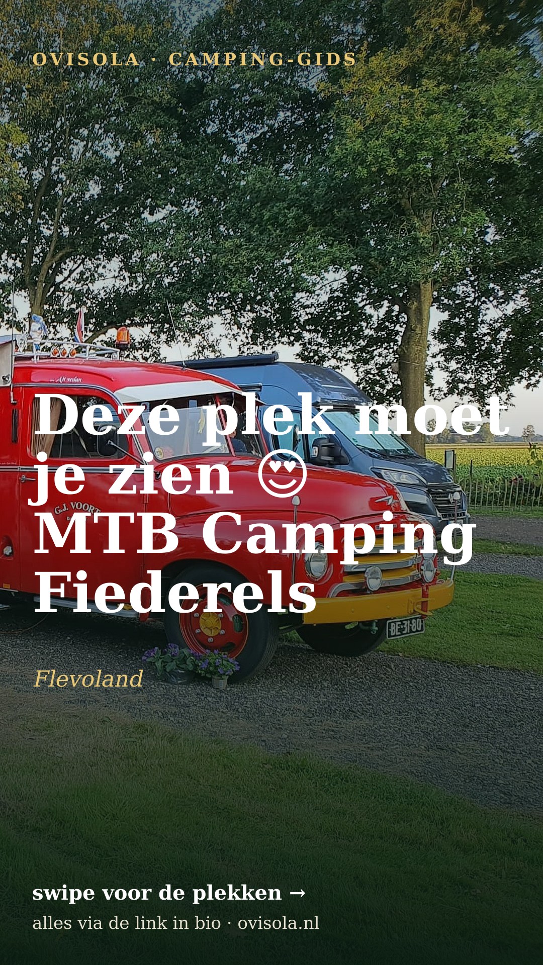 Deze plek moet je zien 😍 MTB Camping Fiederels